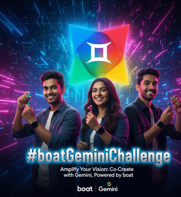 boAt Gemini Challenge 2025 – India’s AI Creator Contest