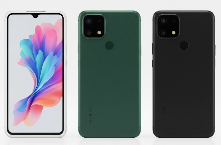 Fairphone 6 three colours lineup