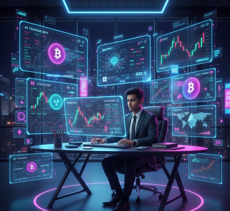 Crypto trading strategies 2025 with AI tools and charts