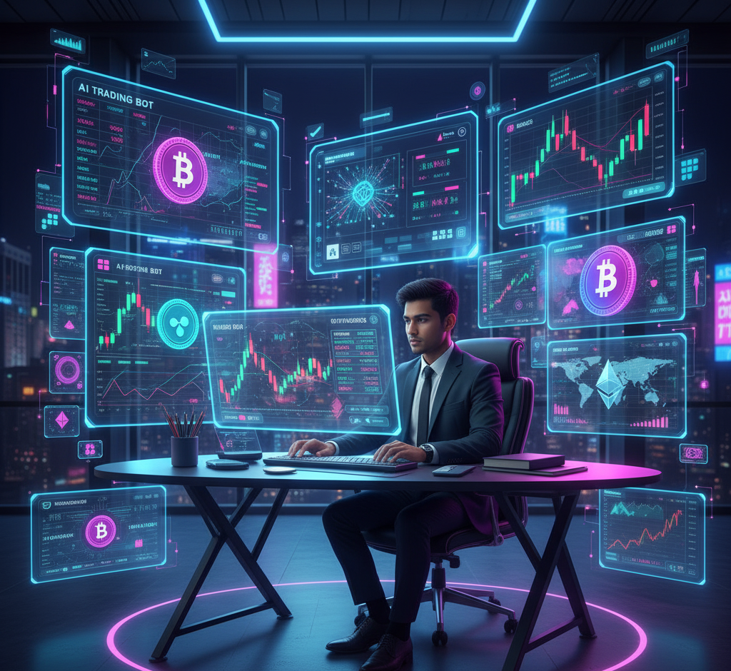 Crypto trading strategies 2025 with AI tools and charts