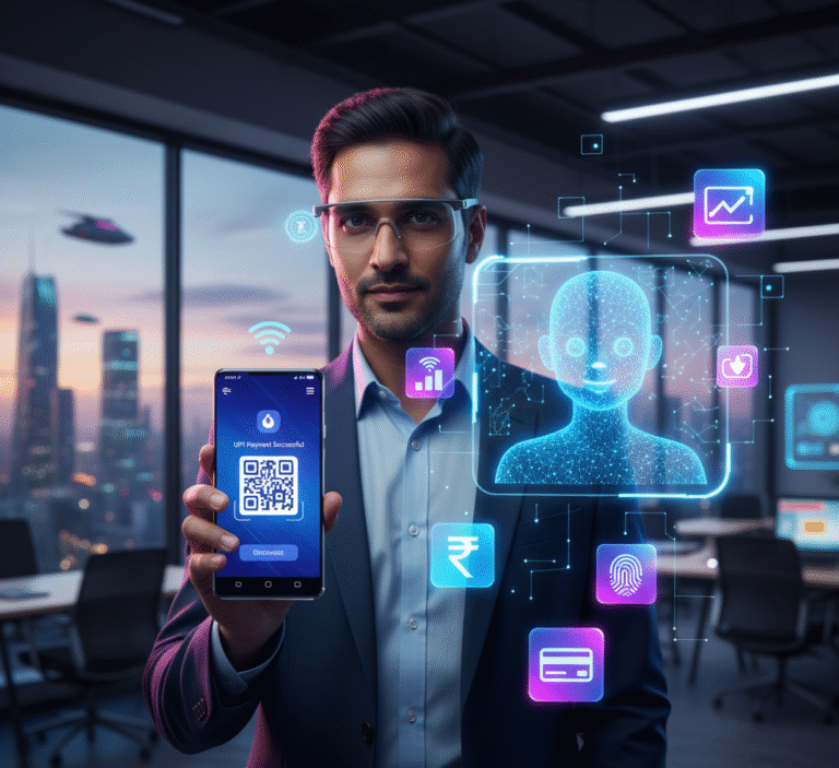 Digital banking India 2025 with UPI, AI, neobanks, and fintech innovations