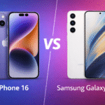 iPhone 16 vs Samsung Galaxy S25 comparison 2026 showing flagship design and feature differences