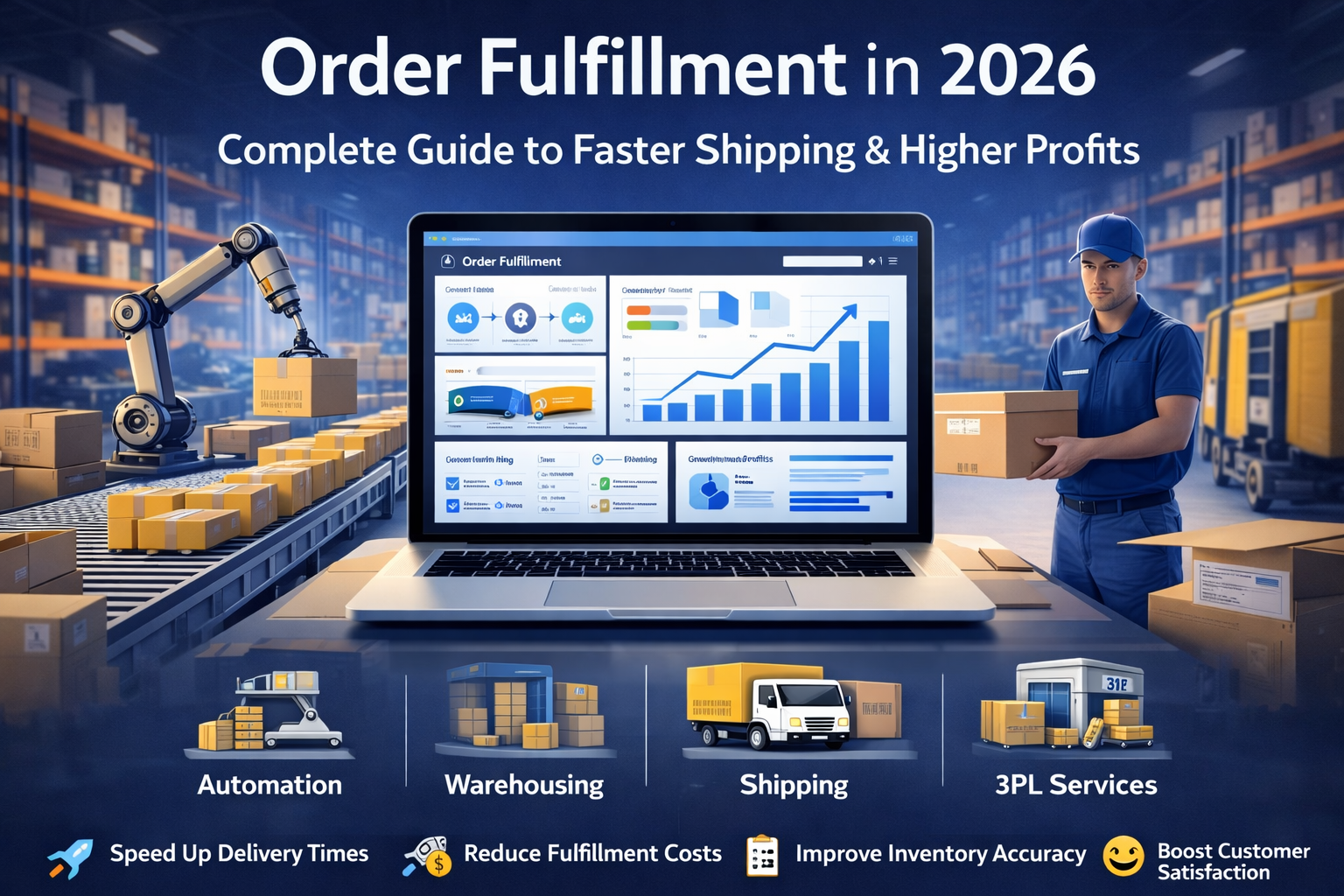 Modern warehouse automation for order fulfillment in 2026